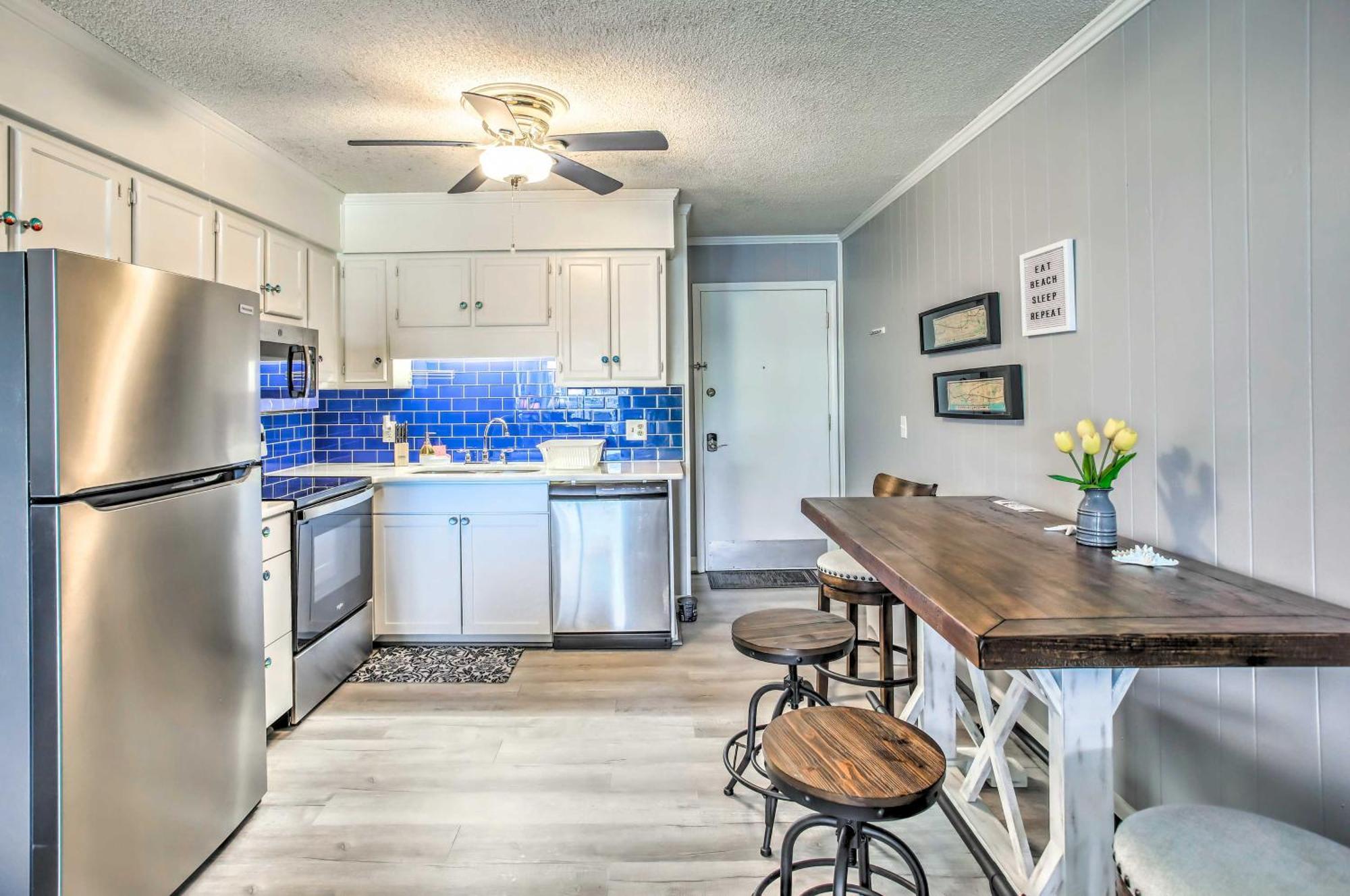 Myrtle Beach Condo With Balcony Walk To Beach! Bagian luar foto