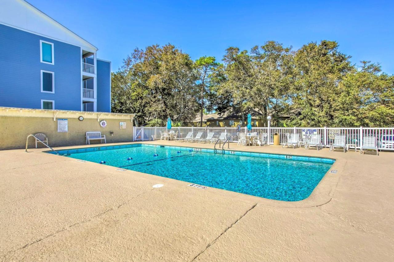 Myrtle Beach Condo With Balcony Walk To Beach! Bagian luar foto